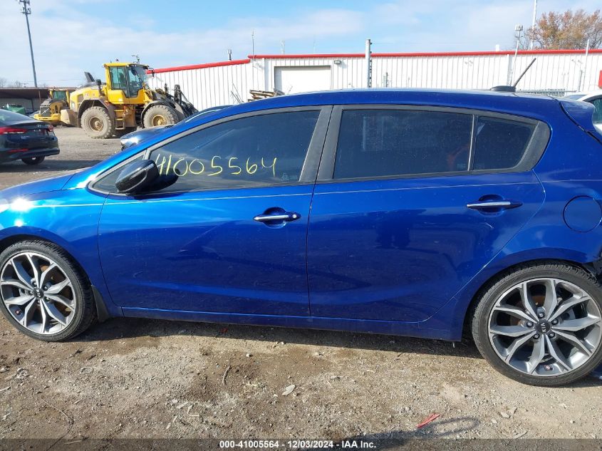 2018 Kia Forte Sx VIN: 3KPFN5A35JE233589 Lot: 41005564