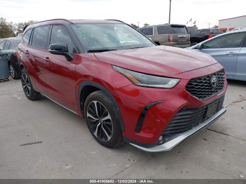 2021 TOYOTA HIGHLANDER XSE - 5TDLZRBH5MS068209