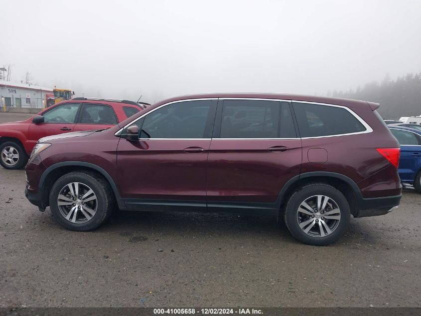 2016 Honda Pilot Ex-L VIN: 5FNYF6H82GB018333 Lot: 41005658