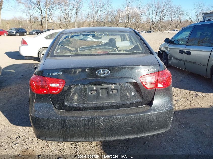 2007 Hyundai Elantra Gls/Limited/Se VIN: KMHDU46D57U052701 Lot: 41005729