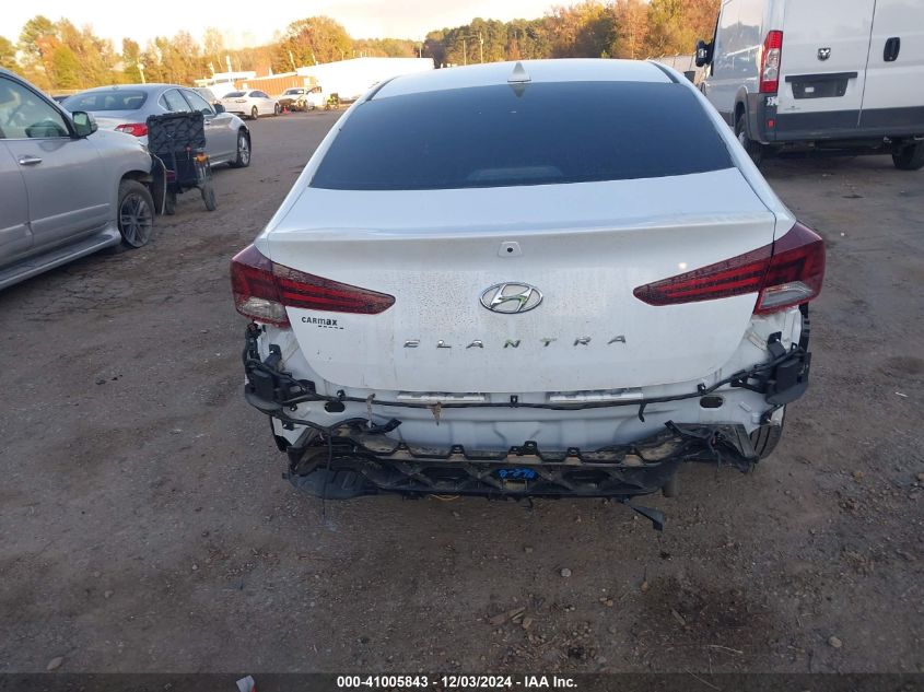 2019 Hyundai Elantra Sel VIN: 5NPD84LF4KH476887 Lot: 41005843