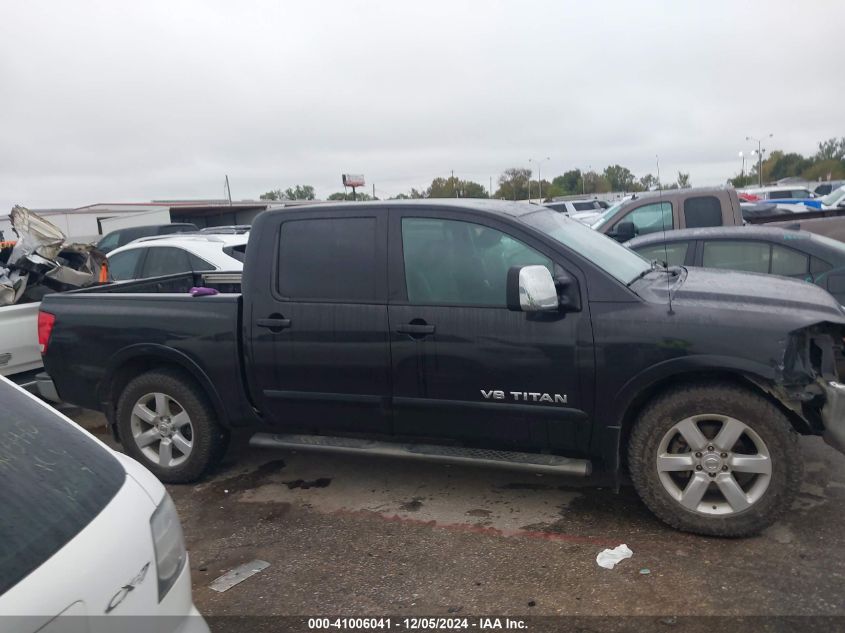 2009 Nissan Titan Le VIN: 1N6BA07D39N309327 Lot: 41006041