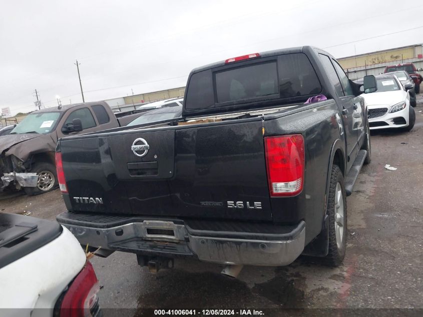 2009 Nissan Titan Le VIN: 1N6BA07D39N309327 Lot: 41006041