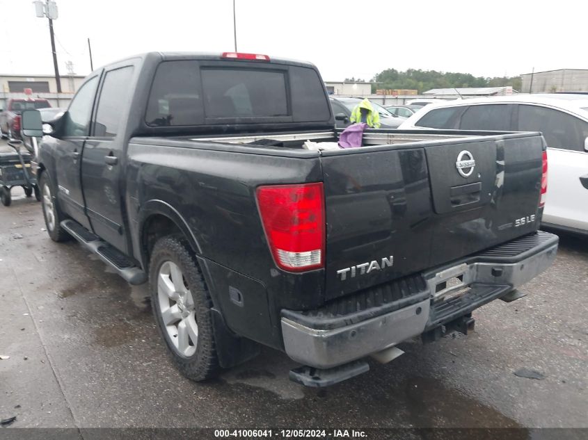 2009 Nissan Titan Le VIN: 1N6BA07D39N309327 Lot: 41006041