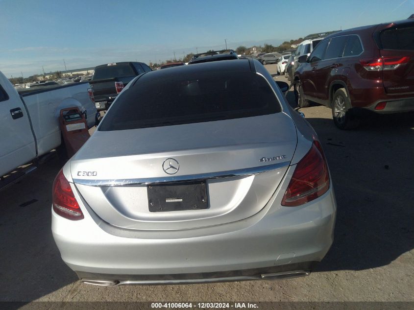 VIN 55SWF4KBXFU027617 2015 Mercedes-Benz C 300, 4Ma... no.16