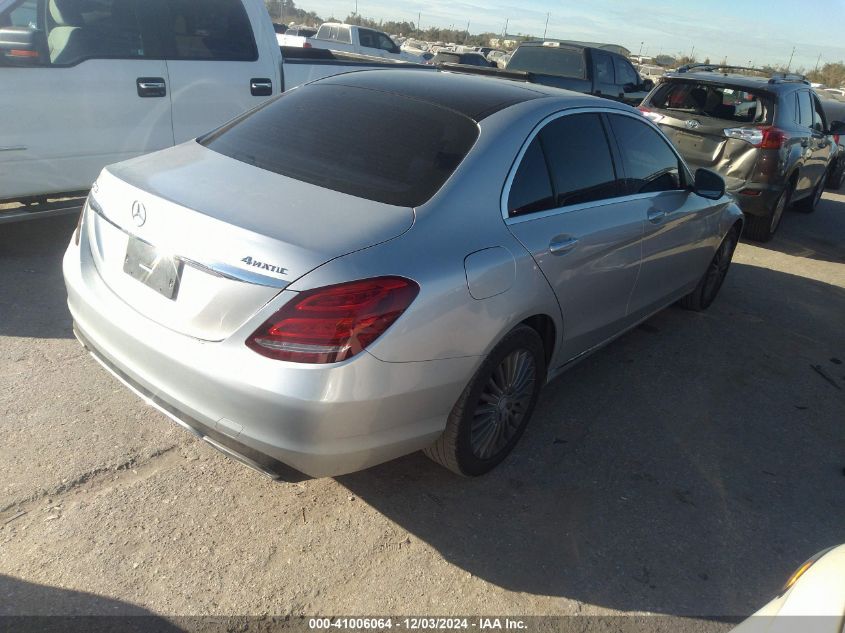 VIN 55SWF4KBXFU027617 2015 Mercedes-Benz C 300, 4Ma... no.4