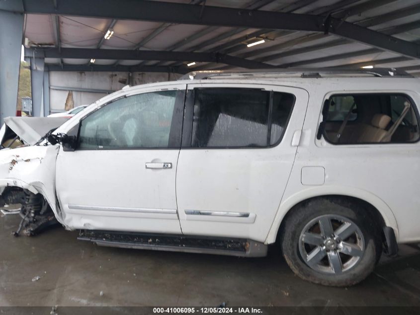 2012 Nissan Armada Platinum VIN: 5N1BA0ND5CN602655 Lot: 41006095