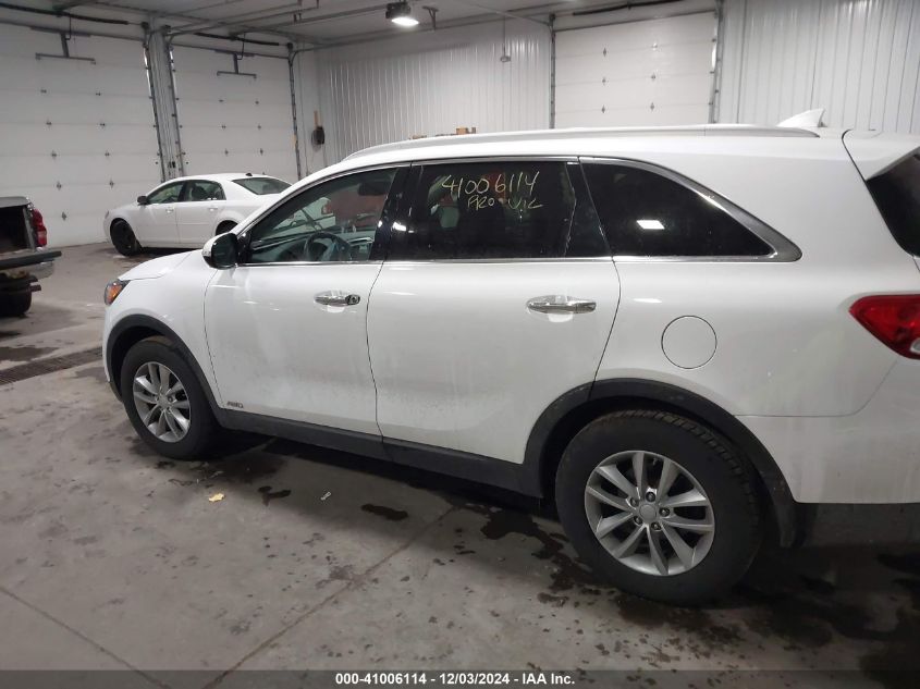 2017 Kia Sorento 2.4L Lx VIN: 5XYPGDA34HG245951 Lot: 41006114