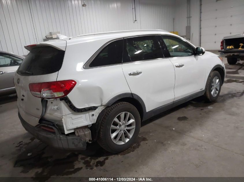 2017 Kia Sorento 2.4L Lx VIN: 5XYPGDA34HG245951 Lot: 41006114