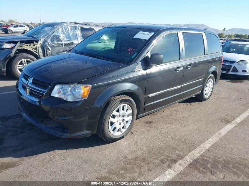 VIN 2C4RDGBG1GR382859 2016 DODGE GRAND CARAVAN no.2