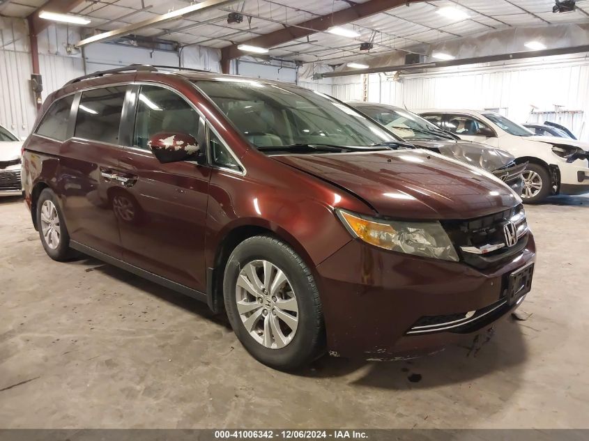 VIN 5FNRL5H65EB023528 2014 Honda Odyssey, Ex-L no.1