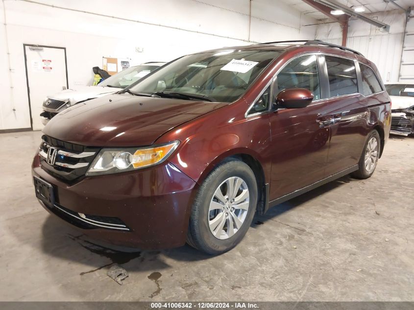 VIN 5FNRL5H65EB023528 2014 Honda Odyssey, Ex-L no.2