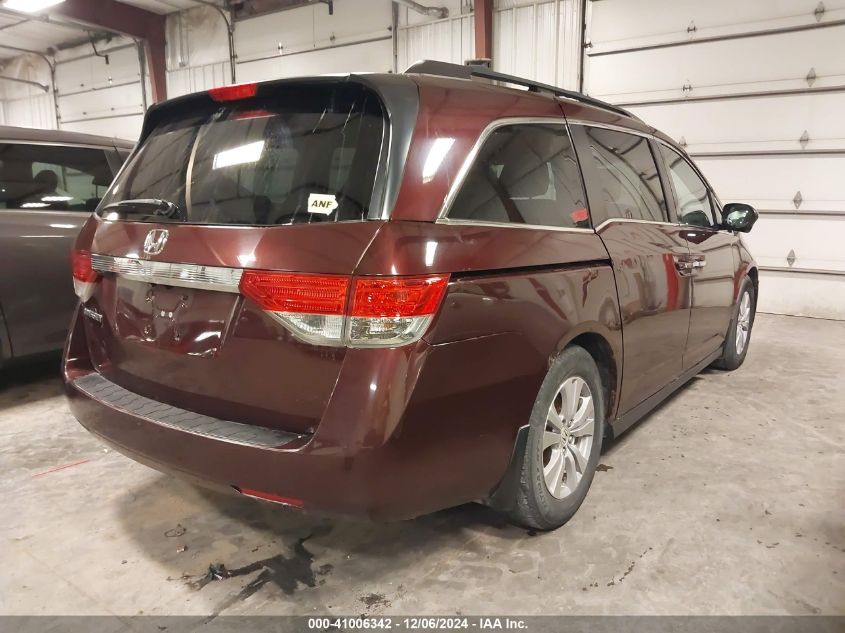 VIN 5FNRL5H65EB023528 2014 Honda Odyssey, Ex-L no.4