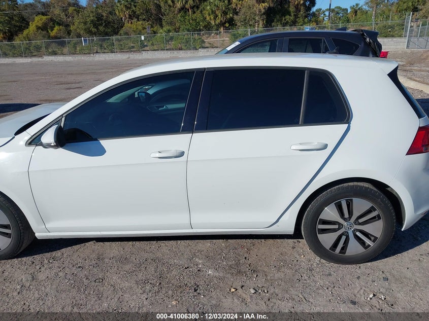 2016 VOLKSWAGEN E-GOLF SE WVWKP7AU4GW906237