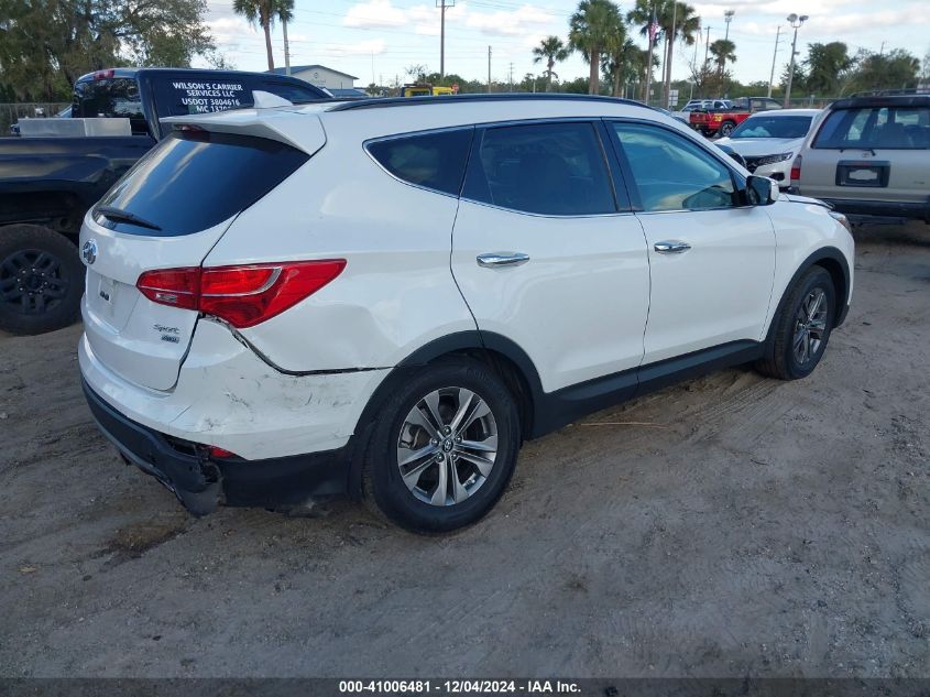 VIN 5XYZUDLB7FG234963 2015 Hyundai Santa Fe, Sport... no.4