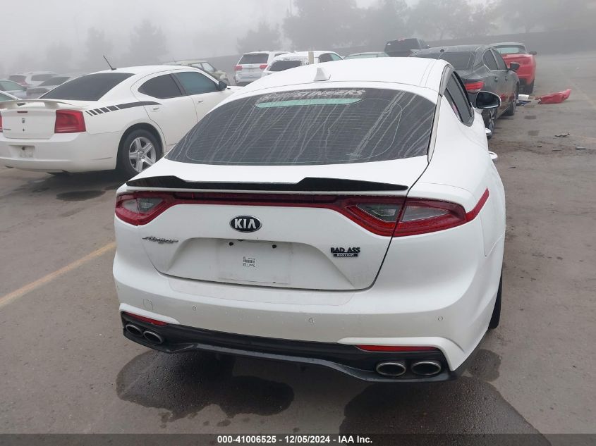 2018 Kia Stinger VIN: KNAE15LA7J6041242 Lot: 41006525