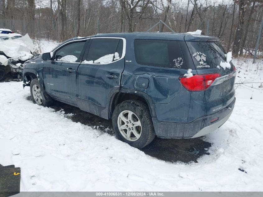 VIN 1GKKNRLA7KZ266931 2019 GMC Acadia, Sle-1 no.3