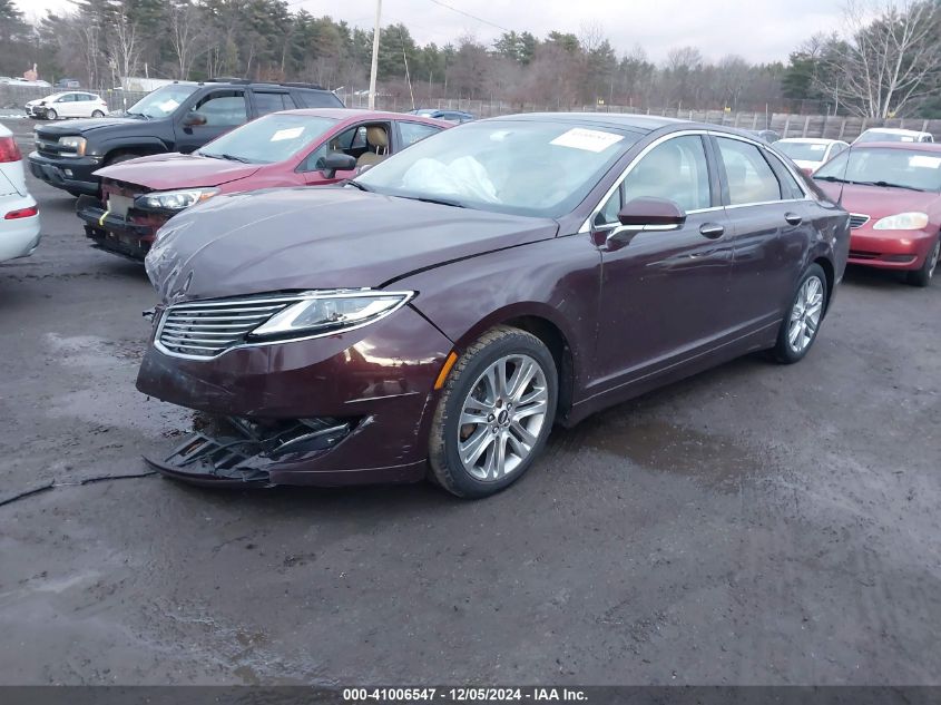 VIN 3LN6L2LU6DR824274 2013 LINCOLN MKZ HYBRID no.2