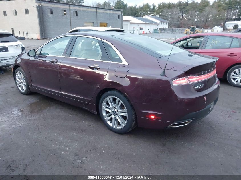 VIN 3LN6L2LU6DR824274 2013 LINCOLN MKZ HYBRID no.3