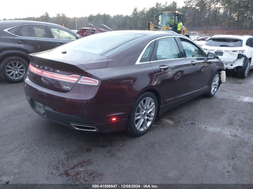 VIN 3LN6L2LU6DR824274 2013 LINCOLN MKZ HYBRID no.4