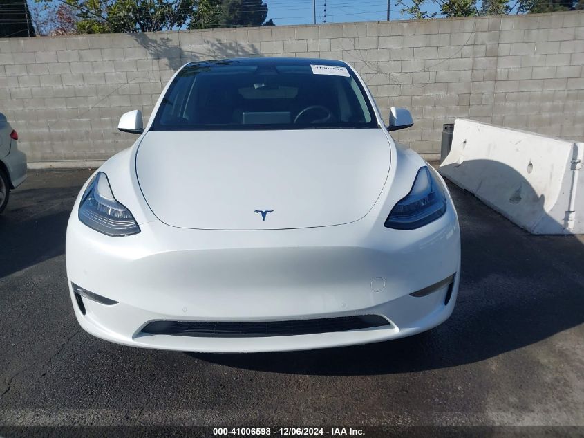 2021 Tesla Model Y Long Range Dual Motor All-Wheel Drive VIN: 5YJYGDEE8MF152710 Lot: 41006598