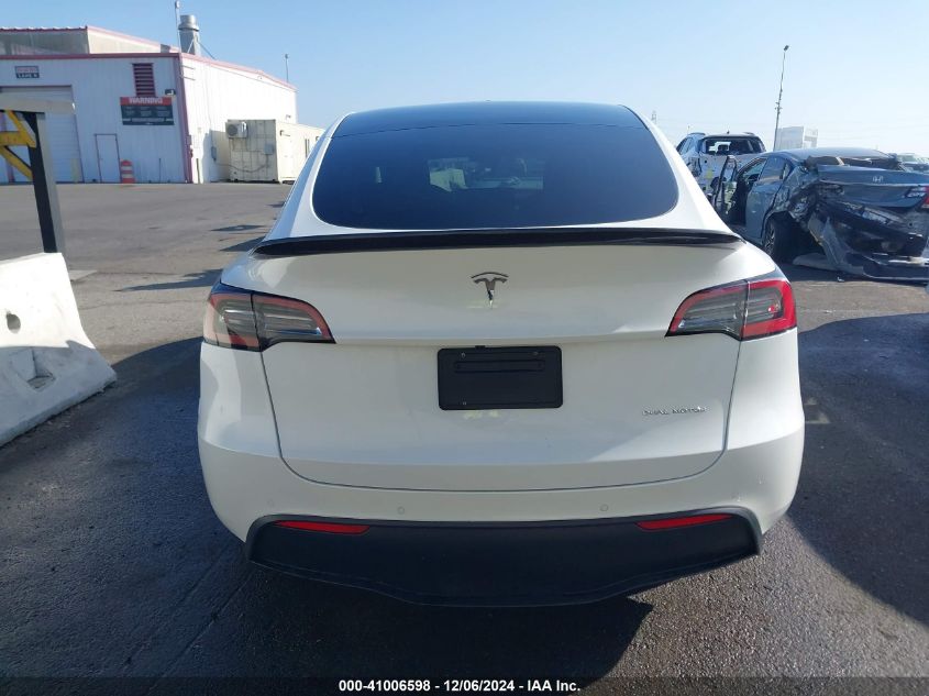 2021 Tesla Model Y Long Range Dual Motor All-Wheel Drive VIN: 5YJYGDEE8MF152710 Lot: 41006598