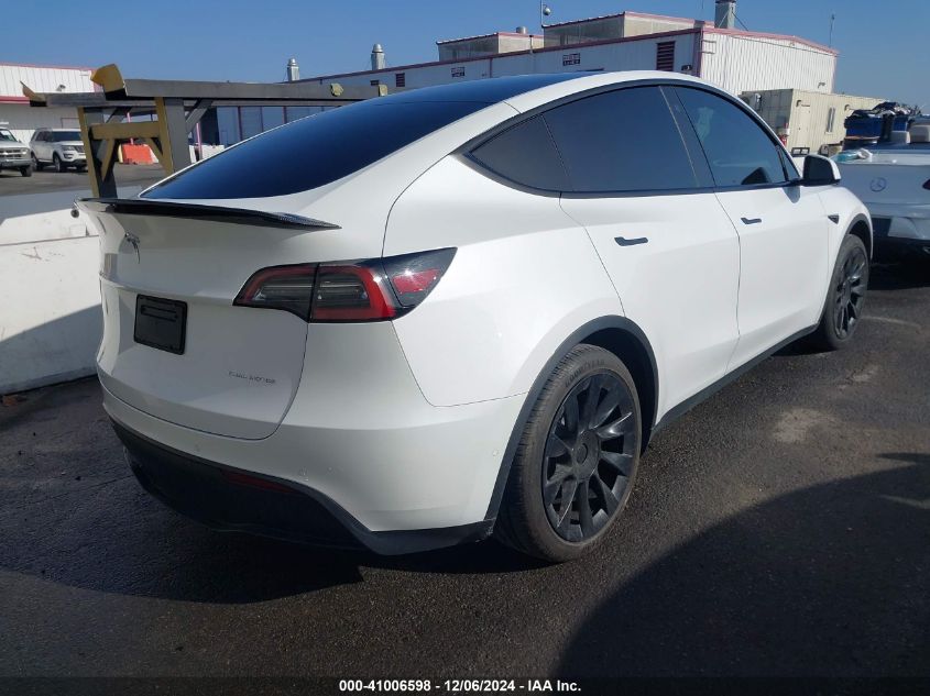 2021 Tesla Model Y Long Range Dual Motor All-Wheel Drive VIN: 5YJYGDEE8MF152710 Lot: 41006598