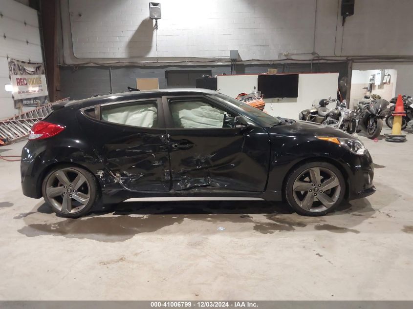 2015 Hyundai Veloster Turbo VIN: KMHTC6AE5FU237856 Lot: 41006799