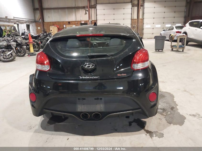 2015 Hyundai Veloster Turbo VIN: KMHTC6AE5FU237856 Lot: 41006799