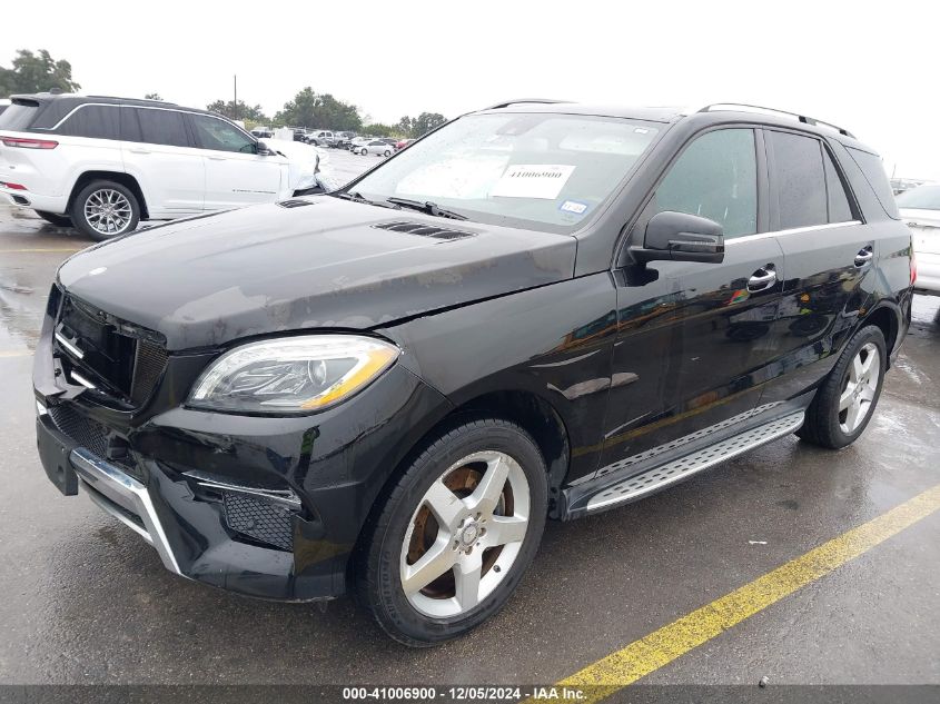 VIN 4JGDA5JB0EA318449 2014 Mercedes-Benz ML 350 no.2