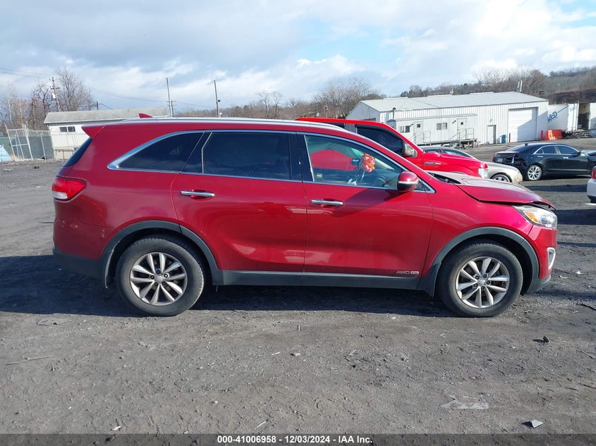 2017 Kia Sorento 3.3L Lx VIN: 5XYPGDA59HG322850 Lot: 41006958