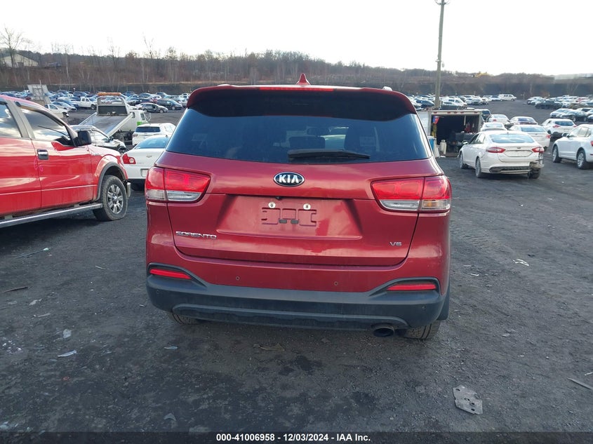 2017 Kia Sorento 3.3L Lx VIN: 5XYPGDA59HG322850 Lot: 41006958