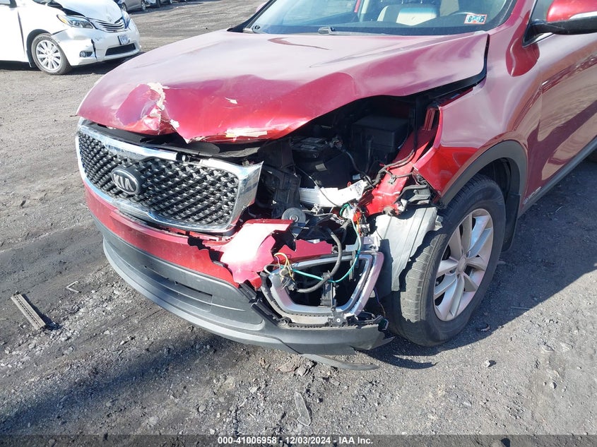 2017 Kia Sorento 3.3L Lx VIN: 5XYPGDA59HG322850 Lot: 41006958