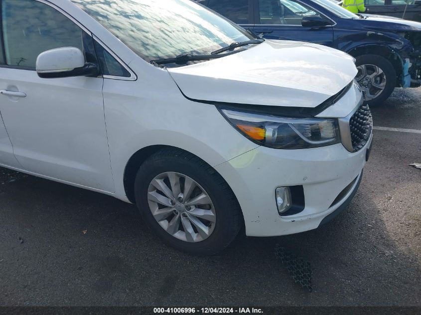 2018 Kia Sedona Ex VIN: KNDMC5C11J6395184 Lot: 41006996