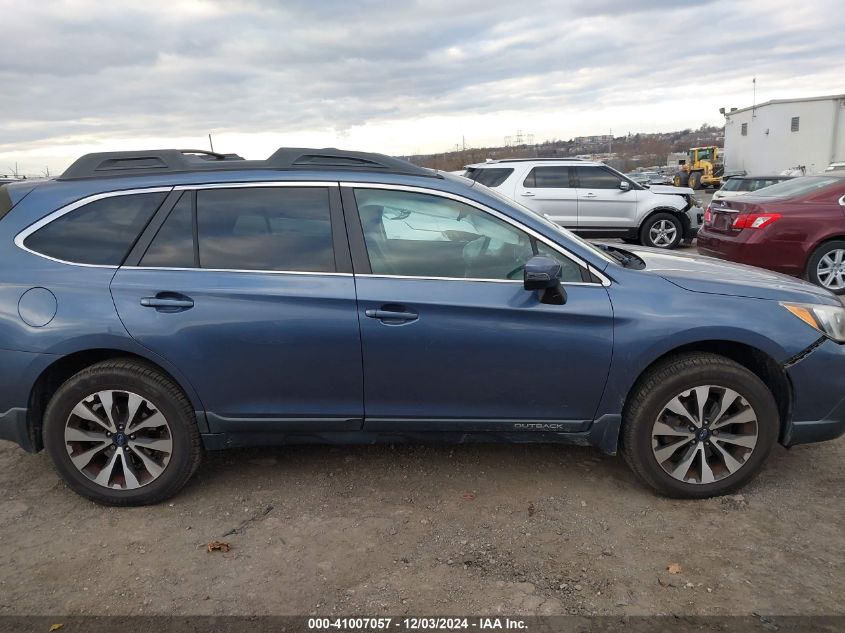 2016 Subaru Outback 2.5I Limited VIN: 4S4BSALC0G3295961 Lot: 41007057