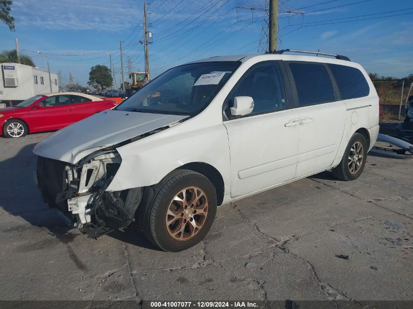 VIN KNDMG4C77E6554802 2014 KIA SEDONA no.2