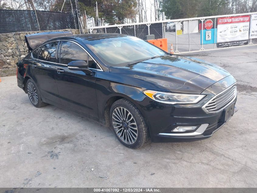 VIN 3FA6P0H93HR225670 2017 FORD FUSION no.1