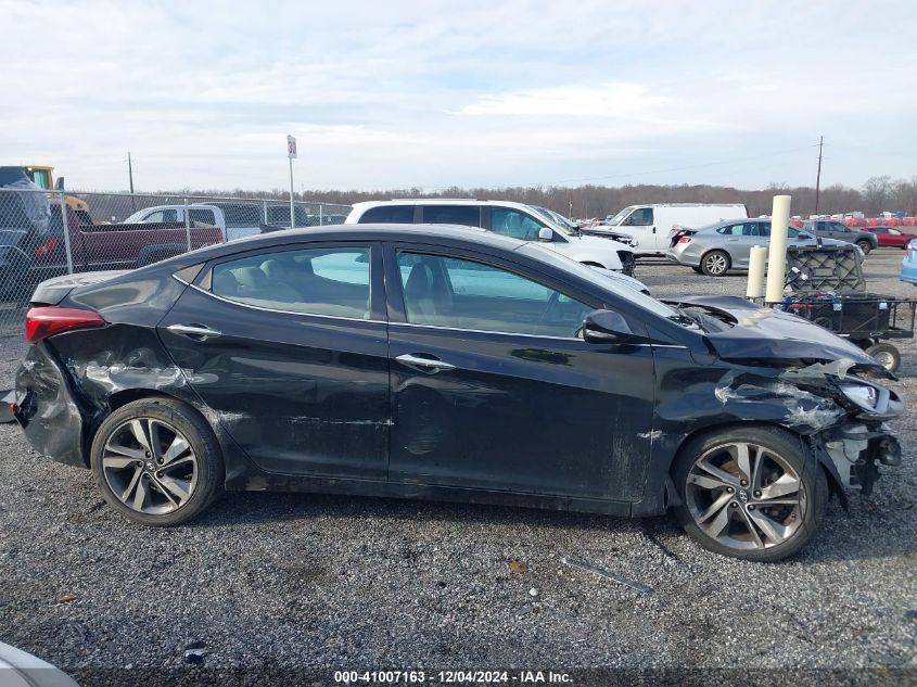 2014 Hyundai Elantra Limited VIN: 5NPDH4AE7EH460326 Lot: 41007163