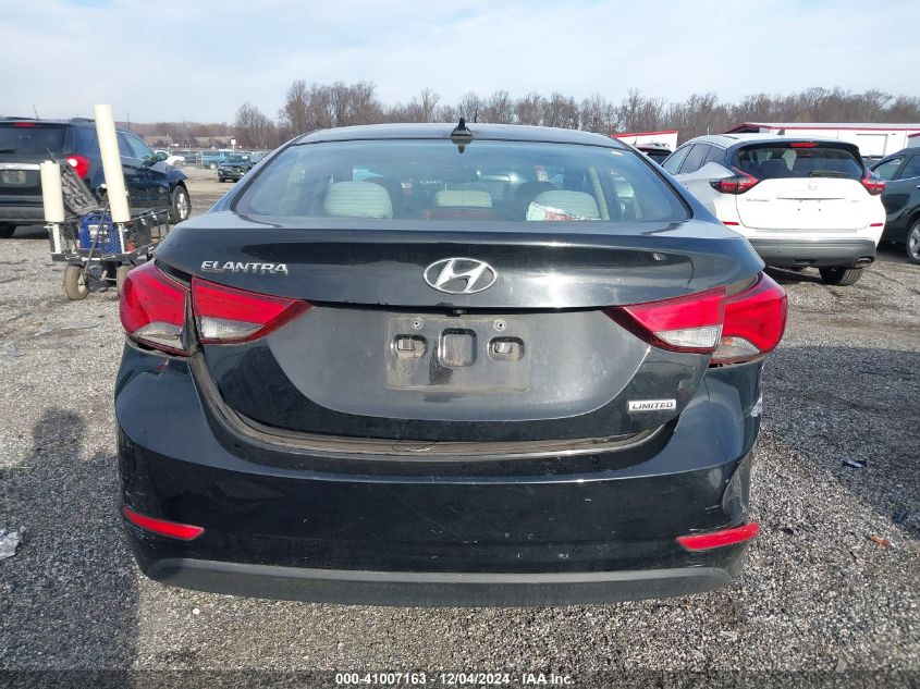 2014 Hyundai Elantra Limited VIN: 5NPDH4AE7EH460326 Lot: 41007163