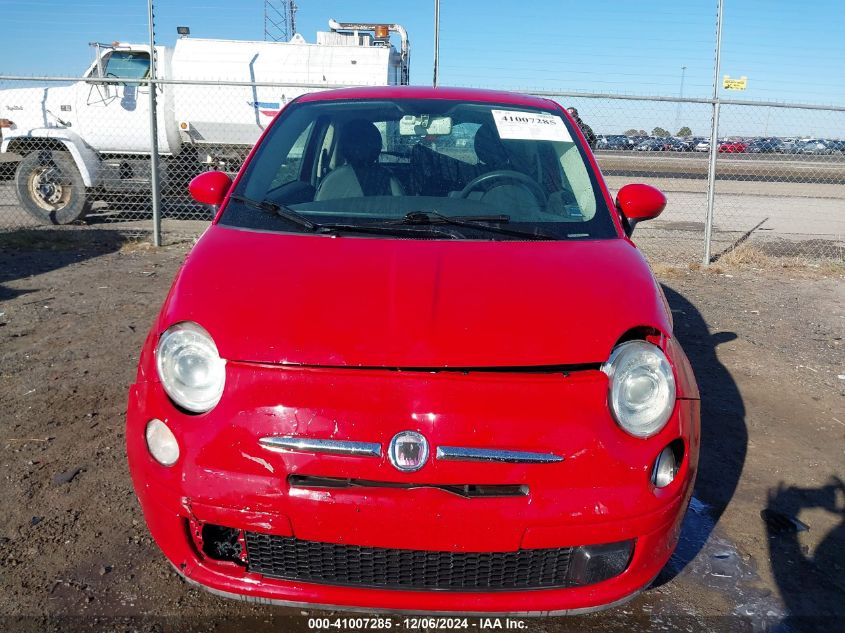 2012 Fiat 500 Pop VIN: 3C3CFFAR3CT125291 Lot: 41007285