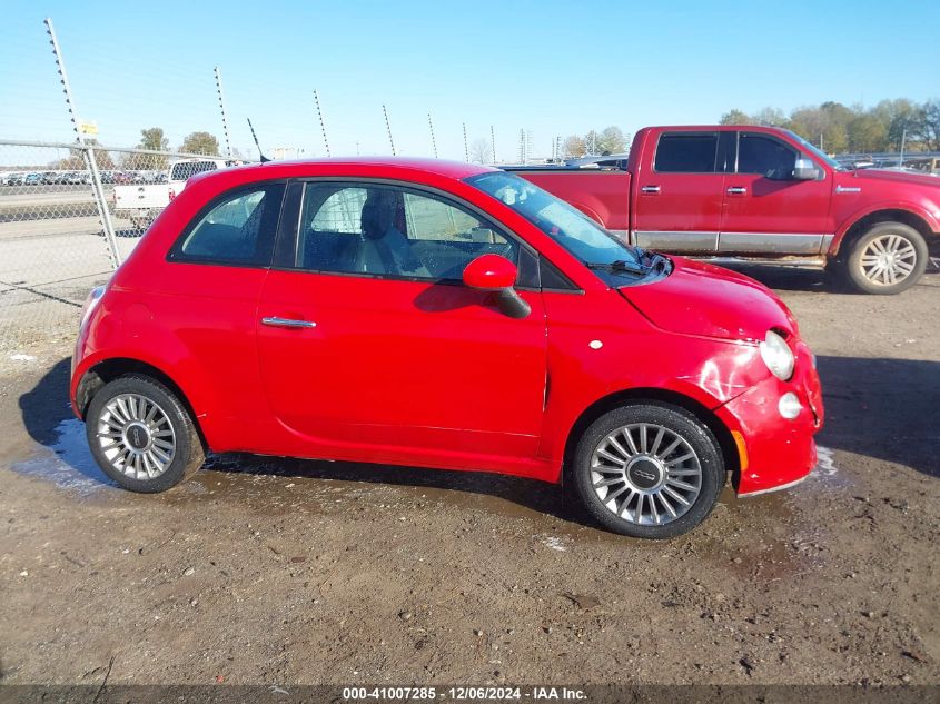 2012 Fiat 500 Pop VIN: 3C3CFFAR3CT125291 Lot: 41007285