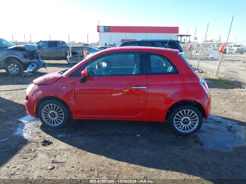 2012 Fiat 500 Pop VIN: 3C3CFFAR3CT125291 Lot: 41007285