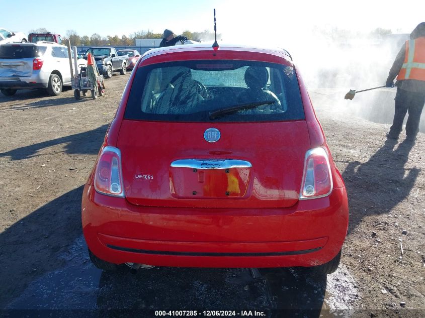 2012 Fiat 500 Pop VIN: 3C3CFFAR3CT125291 Lot: 41007285