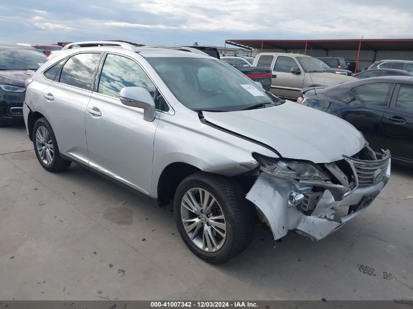 VIN 2T2ZK1BA0DC094157 2013 Lexus RX, 350 no.1