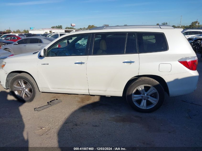 2008 Toyota Highlander Limited VIN: JTEDS42A382057068 Lot: 41007460
