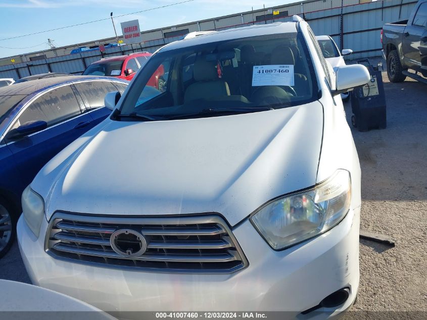 2008 Toyota Highlander Limited VIN: JTEDS42A382057068 Lot: 41007460
