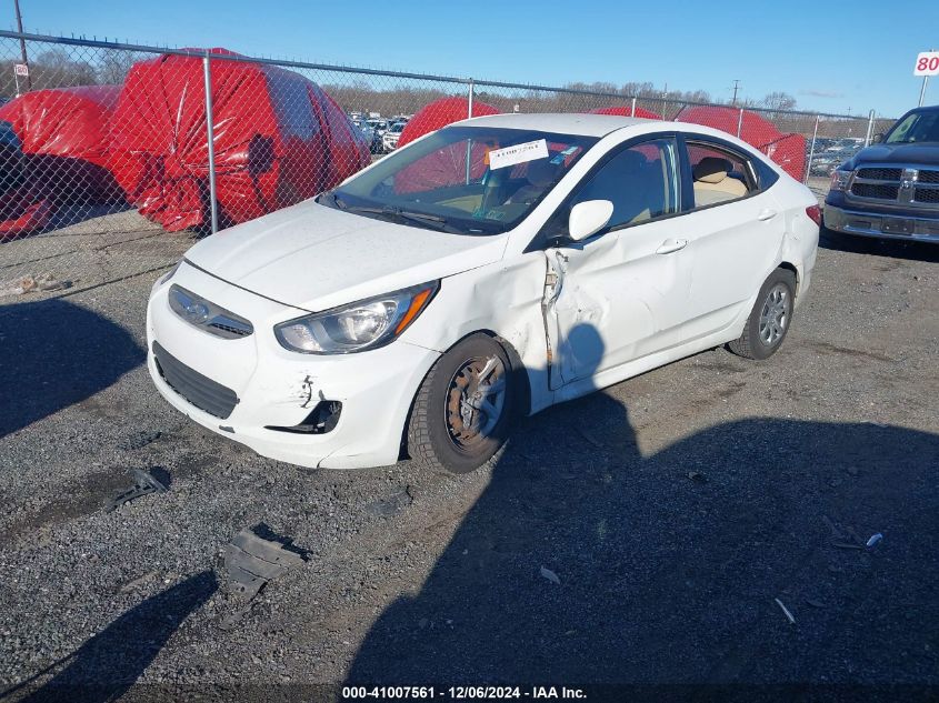 VIN KMHCT4AE8DU529535 2013 Hyundai Accent, Gls no.2