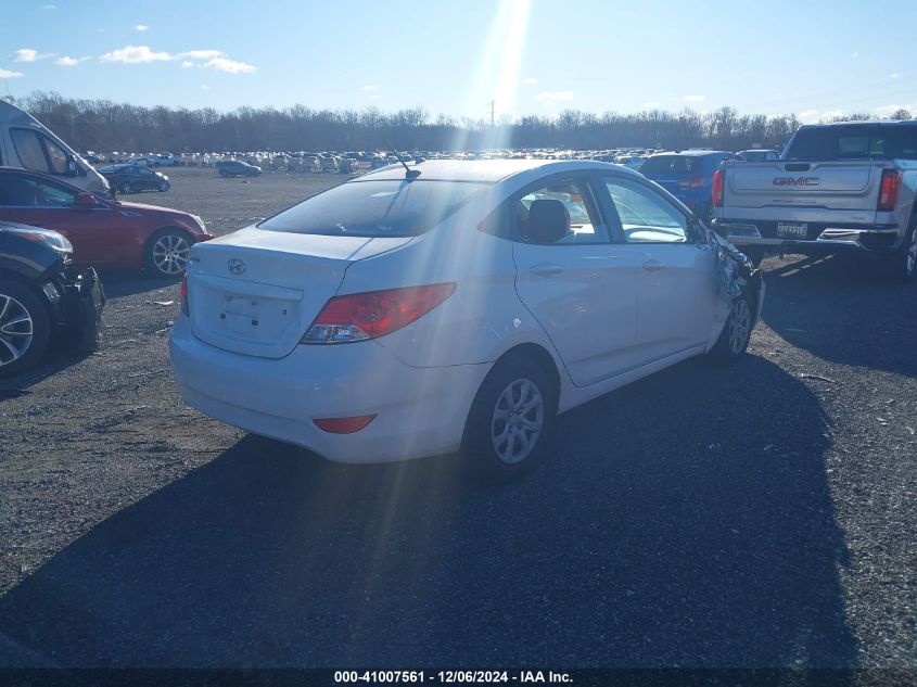 VIN KMHCT4AE8DU529535 2013 Hyundai Accent, Gls no.4