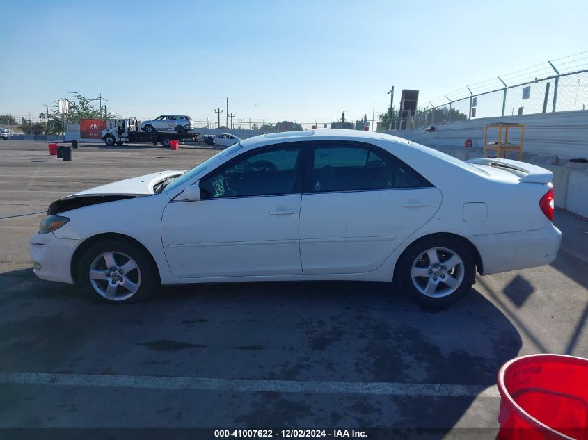 2004 Toyota Camry Se V6 VIN: 4T1BA32K44U505782 Lot: 41007622