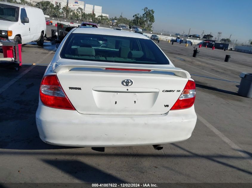 2004 Toyota Camry Se V6 VIN: 4T1BA32K44U505782 Lot: 41007622